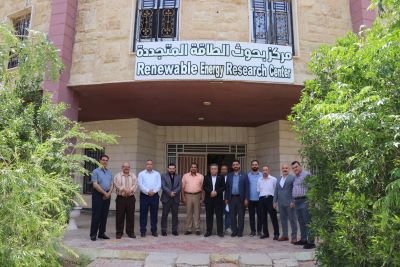 The Renewable Energy Research Center welcomes members of the College of Science council
