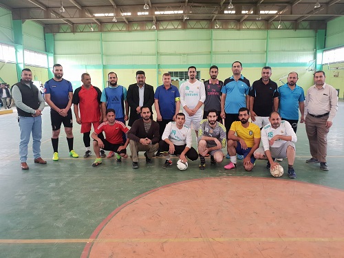 A friendly football match