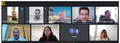 Online Meeting between the Renewable Energy Research Center and the Faculty of Engineering at UTHM University