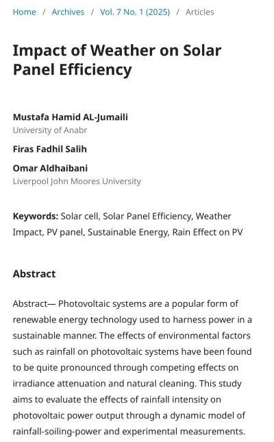نشر بحث علمي في مجلة بريطانية