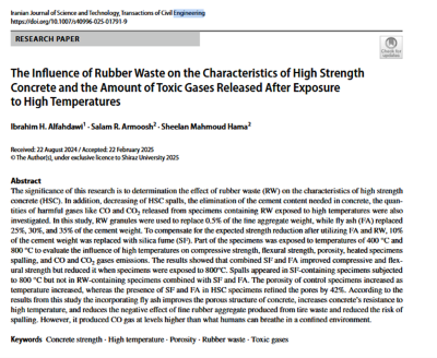 Publication of a Scientific Research within Scopus Index