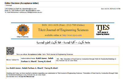 Publication of a Scientific Research within Scopus Index