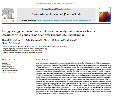 Publication of a Scientific Research within Scopus Index Q1